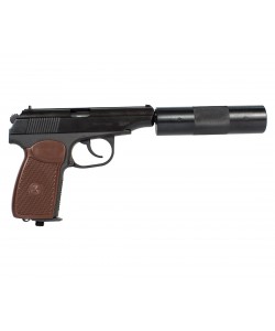 Пневматический пистолет Baikal МР-654К-22 (ПМ, с глушителем)