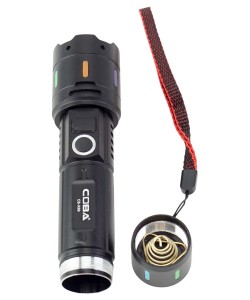 Фонарь ручной COBA CB-X89 Zoom светодиодный, 3 режима