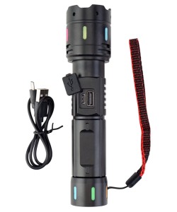 Фонарь ручной COBA CB-X89 Zoom светодиодный, 3 режима