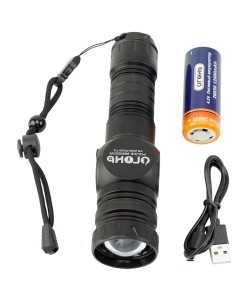 Фонарь ручной Blesklux FR-2305-PM30-TG Zoom светодиодный, 9 режимов