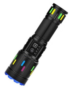Фонарь ручной Огонь FR-G560Y-PM60-TG Zoom светодиодный, 3 режима