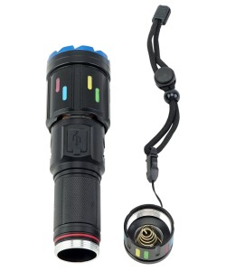 Фонарь ручной Огонь FR-G560Y-PM60-TG Zoom светодиодный, 3 режима