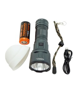 Фонарь ручной Yemao YM-A3-T Zoom светодиодный, 12 режимов
