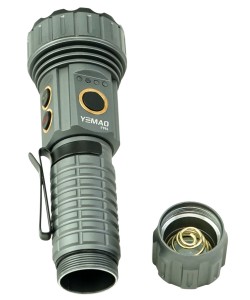 Фонарь ручной Yemao YM-F996 светодиодный, 12 режимов (6 цветов свечения)
