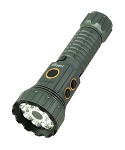 Фонарь ручной Yemao YM-F996 светодиодный, 12 режимов (6 цветов свечения)