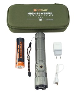 Фонарь ручной Yemao YM-G632 Zoom светодиодный, 5 режимов