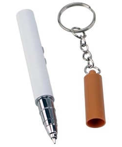 Фонарь-лазер Blesklux YM-LP9107L Cigarette, 2 режима (с шариковой ручкой)