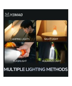 Фонарь для кемпинга Yemao YM-B90 светодиодный, 14 режимов