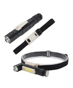 Фонарь налобный Rotekors BL-ZSQ-Z1 светодиодный, 5 режима (поворот на 90°)