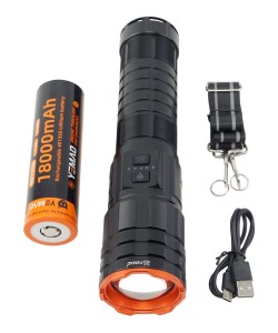 Фонарь ручной Yemao YM-G522-2 Zoom светодиодный, 8 режимов
