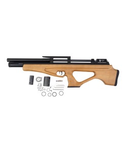 Пневматическая винтовка ZR Arms P10 (бук, PCP, редуктор, ★3 Дж) 6,35 мм