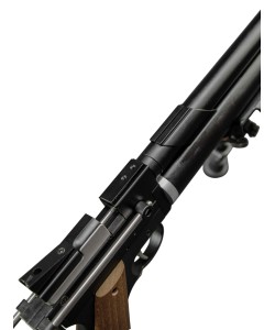 Пневматический пистолет ZR Arms PP750L, ствол 204 мм (дерево, с прикладом, PCP, редуктор) 4,5 мм