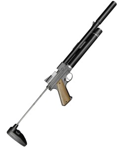 Пневматический пистолет ZR Arms PP750L, ствол 204 мм (дерево, с прикладом, PCP, редуктор) 5,5 мм