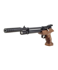 Пневматический пистолет ZR Arms PP800R, ствол 238 мм (дерево, PCP, редуктор) 4,5 мм