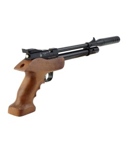 Пневматический пистолет ZR Arms PP800R, ствол 238 мм (дерево, PCP, редуктор) 4,5 мм