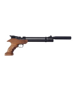 Пневматический пистолет ZR Arms PP800R, ствол 238 мм (дерево, PCP, редуктор) 4,5 мм