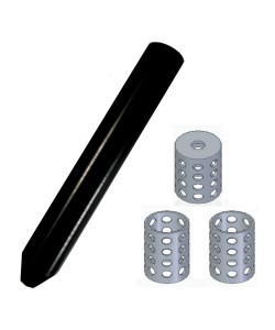 Модератор 3-камерный BGun для PCP винтовок, 30x140 мм (М12х1)