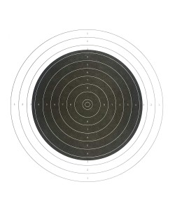 Мишени BG №7 для винтовок, 200х200 мм (бумага, 100 штук)