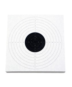 Мишени BG для пистолетов, 100х100 мм (картон, 50 штук)