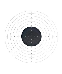 Мишени BG для пистолетов, 200х200 мм (бумага, 100 штук)