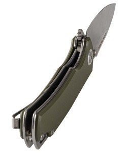 Нож складной GhostBlade Polter, лезвие 81 мм, сталь D2 (олива)
