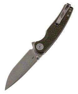 Нож складной GhostBlade Moroi, лезвие 82 мм, сталь D2 (олива)