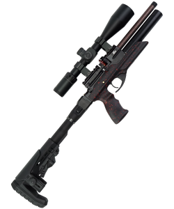 Пневматическая винтовка Ataman M20SD.NG.644 Pocket Gun (прямоток, полнотел, бук, красный, PCP) 6,35 мм
