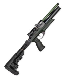 Пневматическая винтовка Ataman M20SD.NG.644 Pocket Gun (прямоток, полнотел, бук, зеленый, PCP) 6,35 мм