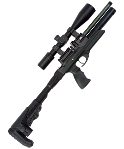 Пневматическая винтовка Ataman M20SD.NG.644 Pocket Gun (прямоток, полнотел, бук, зеленый, PCP) 6,35 мм