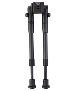 Сошки Leapers UTG на планку Picatinny, высота 22-27 см, резиновые опоры (TL-BP69S)