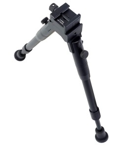 Сошки Leapers UTG на планку Picatinny, высота 22-27 см, резиновые опоры (TL-BP69S)