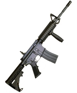 Страйкбольный автомат Cyma M4A1 CGS RIS GBB, пластик (CGS.002-LS)