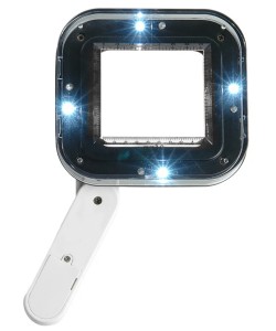Измерительная лупа Veber MG5055 с подсветкой (10х/15х/20х)