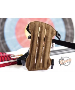 Крага охотничья 19 см (замша)