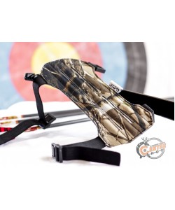 Крага охотничья Centershot 19 см, кожа (камуфляж)