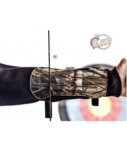 Крага охотничья Centershot 19 см, кожа (камуфляж)