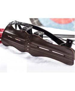 Крага охотничья Centershot 33 см, кожа (коричневая)