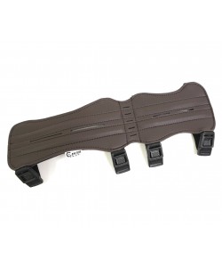 Крага охотничья Centershot 33 см, кожа (коричневая)