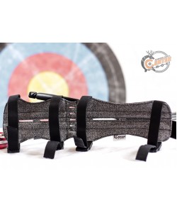 Крага охотничья Centershot 33 см, кожа (камуфляж)