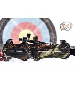 Крага охотничья Centershot 33 см, кожа (камуфляж)