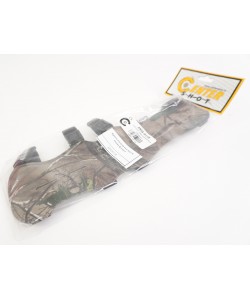 Крага охотничья Centershot 33 см, кожа (камуфляж)