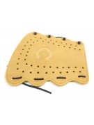 Крага на шнуровке бежевая (замша)