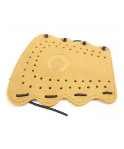 Крага на шнуровке бежевая (замша)