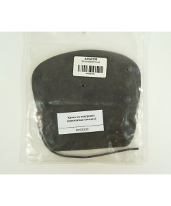 Крага на шнуровке коричневая (замша)