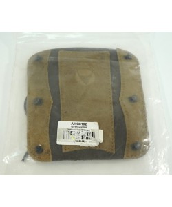 Крага на шнуровке бежевая (комбинированная замша)