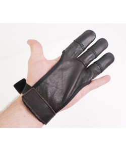 Напальчник традиционный коричневый (кожа)