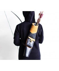 Колчан заспинный (кожа)