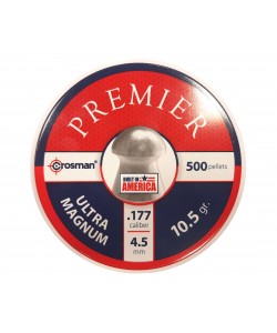 Пули для пневматики Crosman Premier Domed Ultra Magnum 4,5 мм, 0,68 г (500 штук)