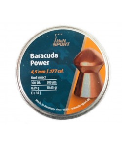 Пули для пневматики H&N Baracuda Power 4,5 мм, 0,69 г (300 штук)