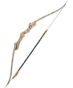 Детский рекурсивный лук Man Kung MK-RB007, 9 кг, 117 см (камуфляж)